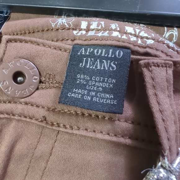 APOLLO Jeans Luscious Stretch Brushed Denim Ankle Skinny Pants Women NWT - Picture 6 of 12